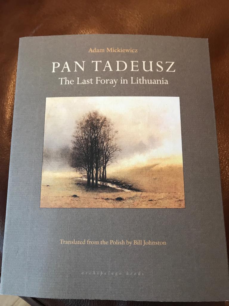Donated to Bal Polski fundraising: Adam Mickiewicz | Pan Tadeusz signed by Bill Johnston