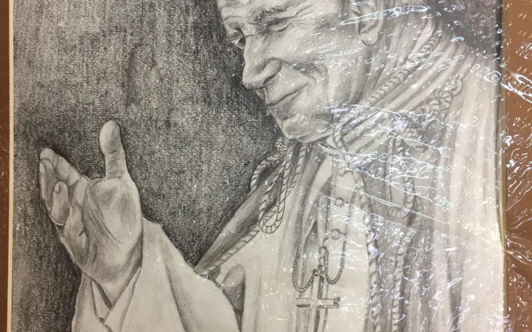 Pope John Paul II by Małgorzata Gnyś