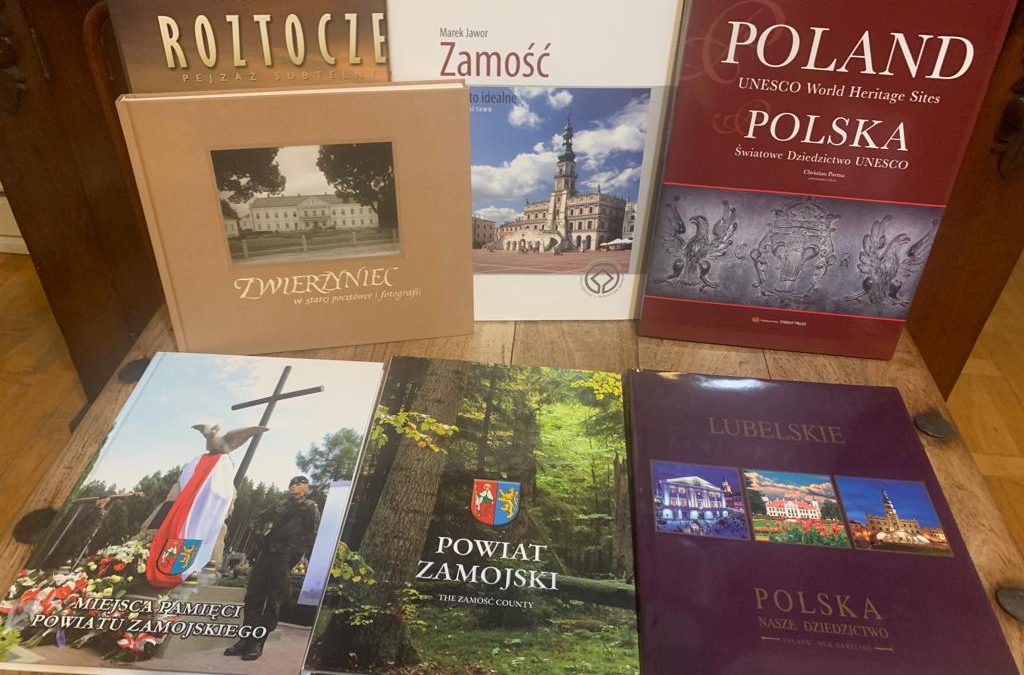 Various books about Zamojski Poviat and a beautiful region of Roztocze. All books are in Polish